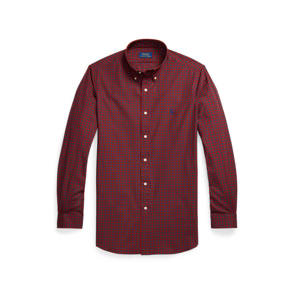 Custom Fit Foulard Stretch Poplin Shirt Polo Ralph Lauren 1