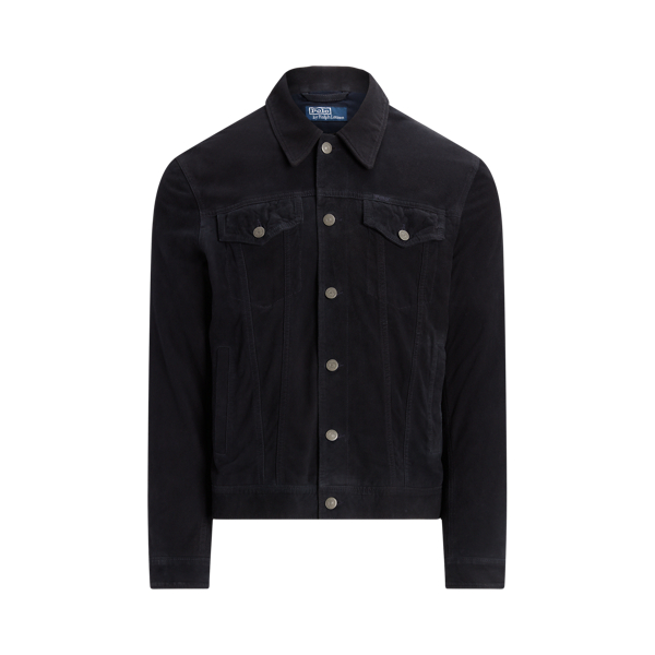 Suede Trucker Jacket Polo Ralph Lauren 1