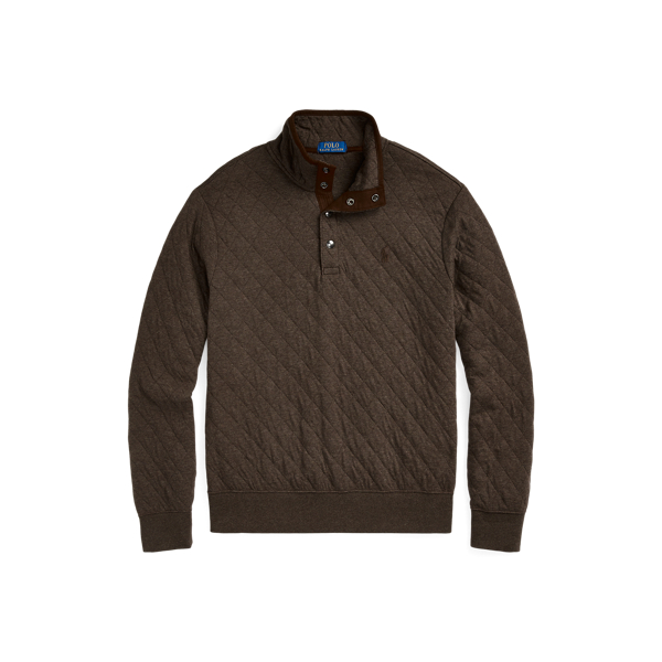 Quilted Double-Knit Jersey Pullover Polo Ralph Lauren 1