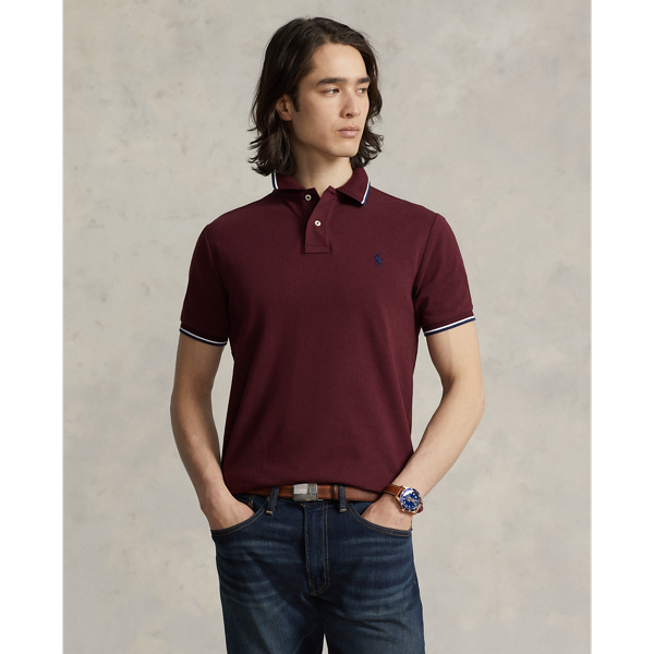 Custom Slim Fit Mesh Polo Shirt for Men | Ralph Lauren® UAE