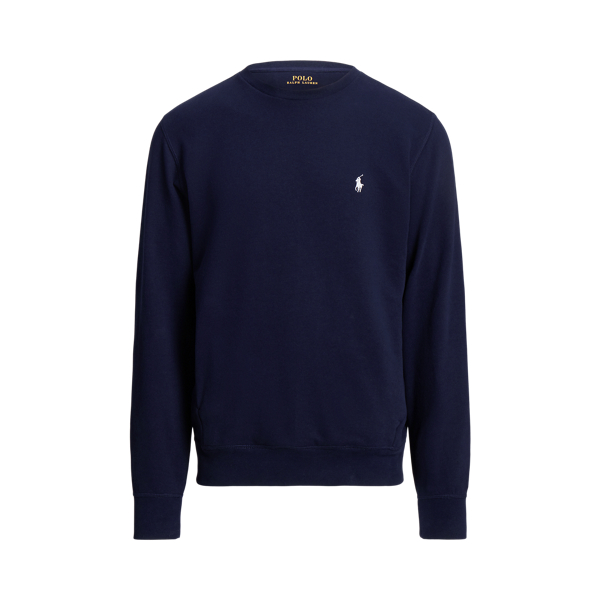 Navy blue polo sweatshirt on sale