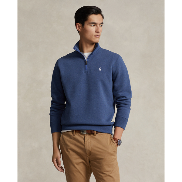 Double Knit Quarter Zip Pullover