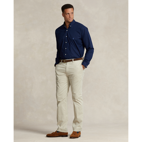 Bluse aus Stretchpopeline Big & Tall in Newport-Navy 4