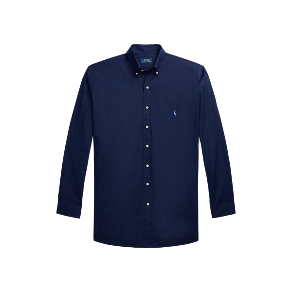 Bluse aus Stretchpopeline Big & Tall in Newport-Navy 2