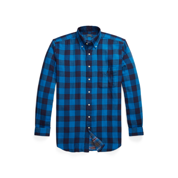 Camisa revers&iacute;vel axadrezada Big & Tall em 1