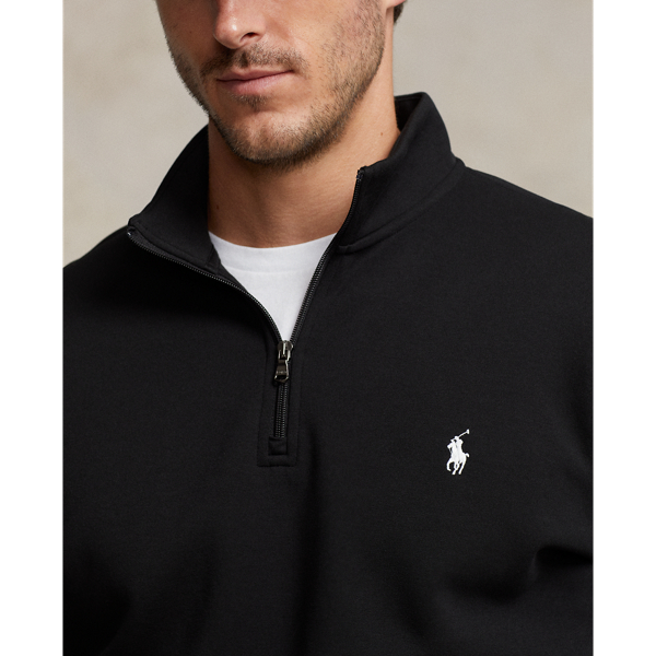 Lauren Ralph Lauren Boy's Cable Knit Zip Mock Neck Sweater
