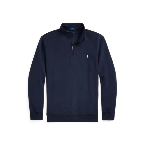 Double-Knit Quarter-Zip Pullover Big & Tall 1