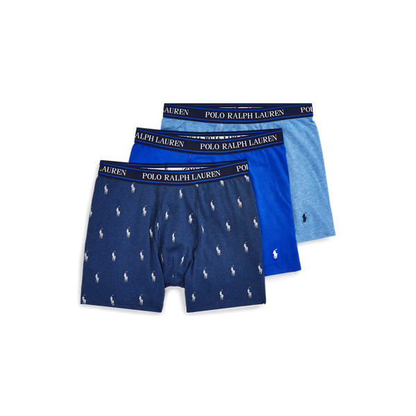 Cotton Wicking Boxer Brief 5 Pack Ralph Lauren