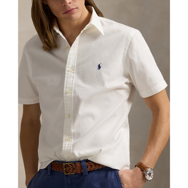 Classic Fit Garment-Dyed Twill Shirt Ralph Lauren® Australia