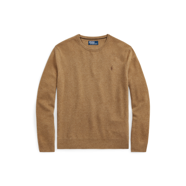 Wollpullover mit Rundhalsausschnitt