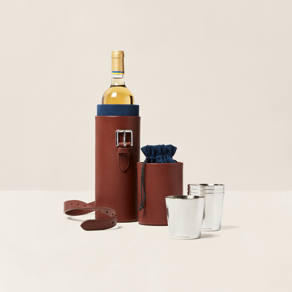 Chestnut Archer Leather Wine Tote Ralph Lauren Home 3