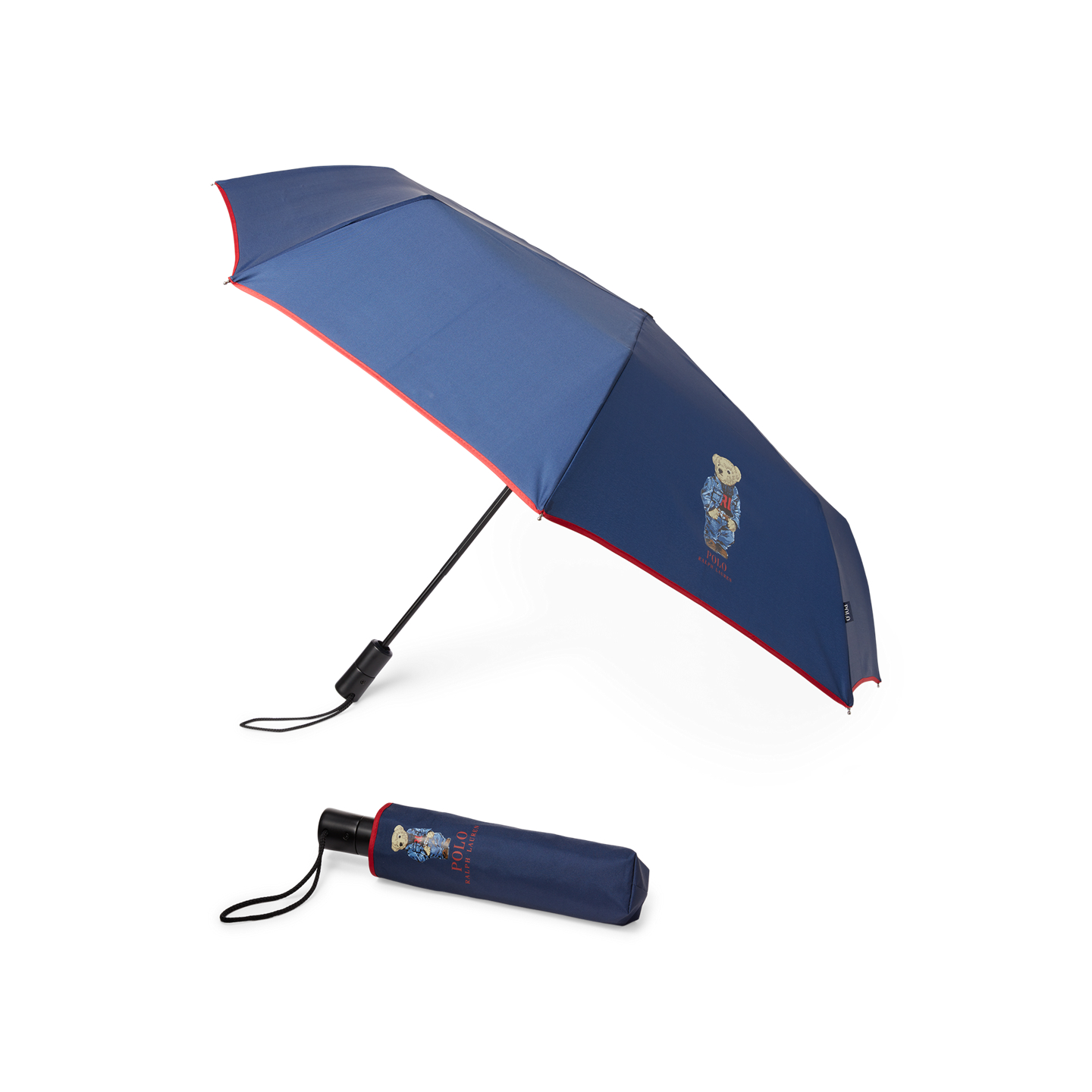 Мужские джинсы Ralph Lauren Denim Polo Bear Collapsible Umbrella, цвет: Тёмно-синий — фото 1