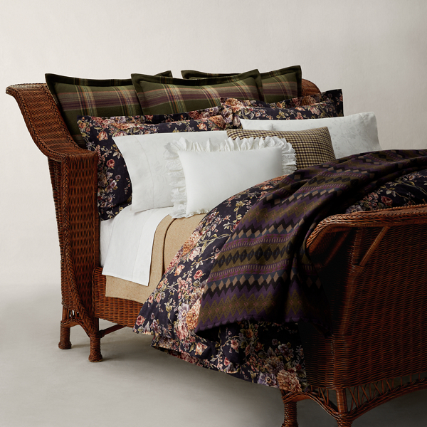 True Eggplant Elyse Duvet Cover Ralph Lauren Home 7