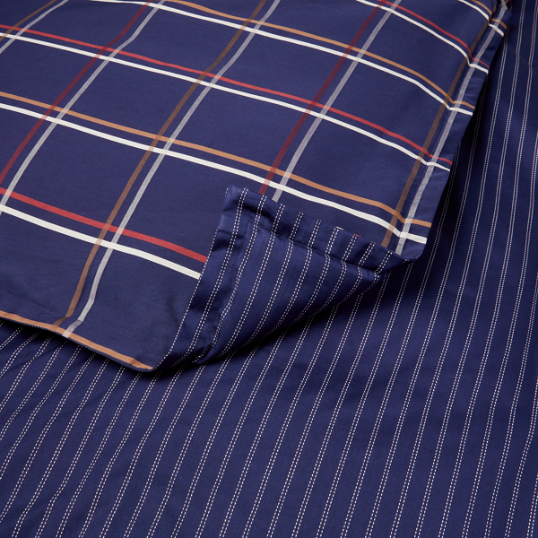 Navy Collier Duvet Cover Set Lauren Home 2