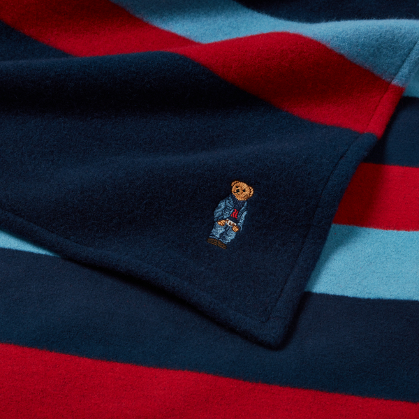 RL ストライプ Polo ベア ブランケット | ラルフ ローレン公式