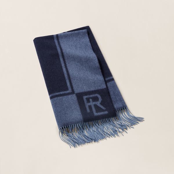 Navy Hawkins Blanket Ralph Lauren Home 1
