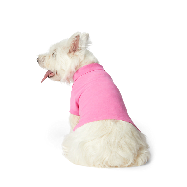 Polo Ralph Lauren Home 經典粉色單色 棉質網眼小狗 Polo 衫 2