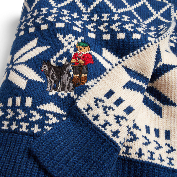 Navy Woodhall Fair Isle Throw Blanket Polo Ralph Lauren Home 2