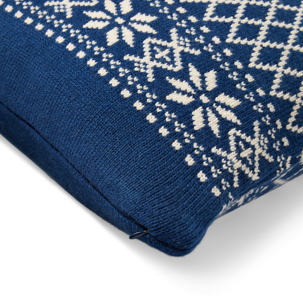 Coj&iacute;n decorativo con dise&ntilde;o Fair Isle Polo Ralph Lauren Home en Azul marino 2