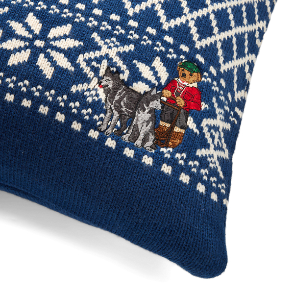 Coj&iacute;n decorativo con dise&ntilde;o Fair Isle Polo Ralph Lauren Home en Azul marino 3