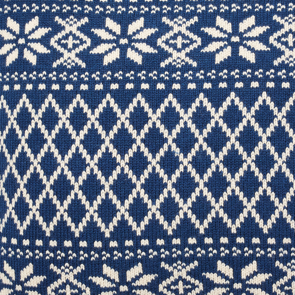 Coj&iacute;n decorativo con dise&ntilde;o Fair Isle Polo Ralph Lauren Home en Azul marino 4