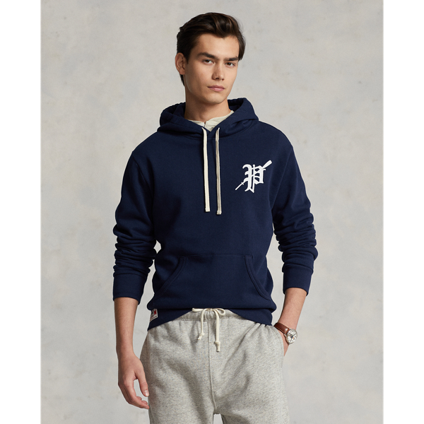 Ralph lauren fleece graphic hoodie sale