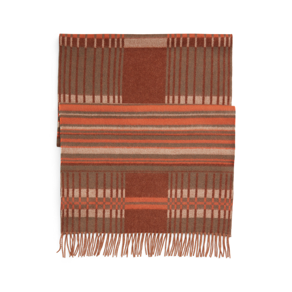 Bufanda de jacquard de cachemira y lana