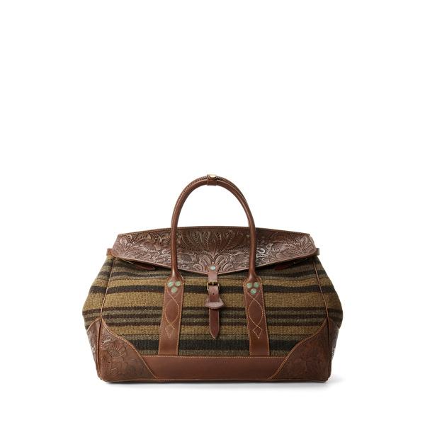 Handwoven Jacquard Overnight Bag