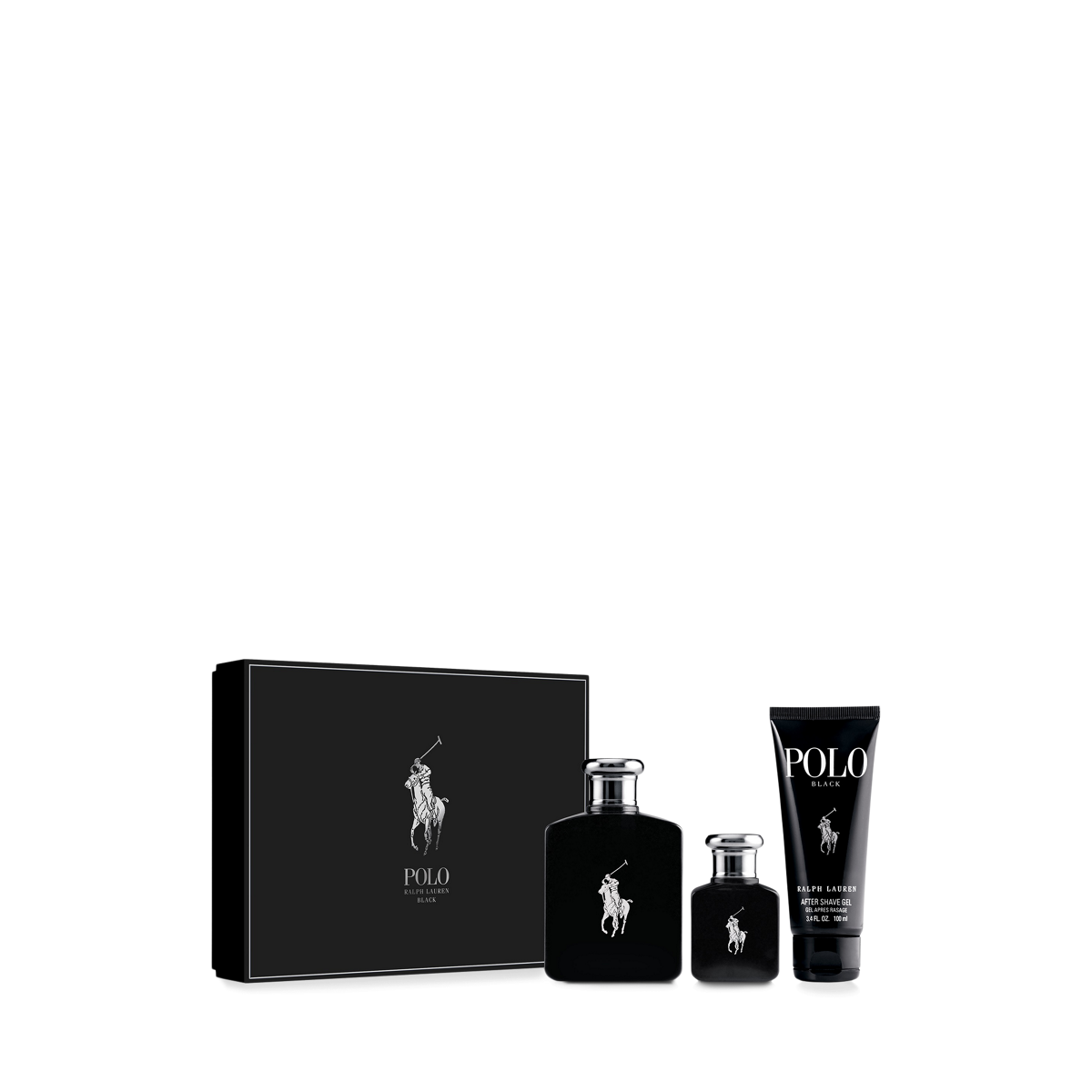 Ralph lauren double black gift set best sale