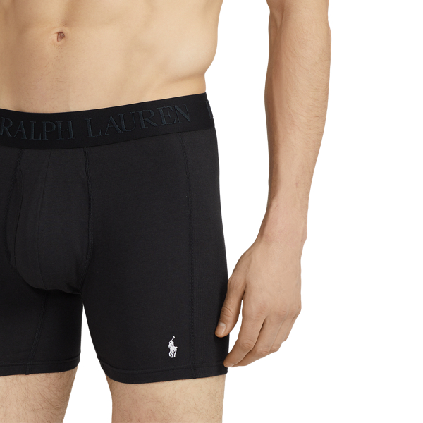 Black 4D-Flex Max Flex Boxer Brief 3-Pack Polo Ralph Lauren 3
