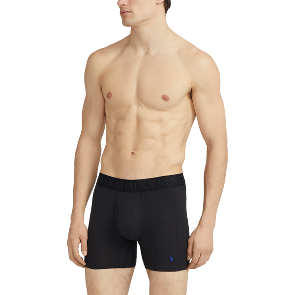 Black 4D-Flex Max Flex Boxer Brief 3-Pack Polo Ralph Lauren 5