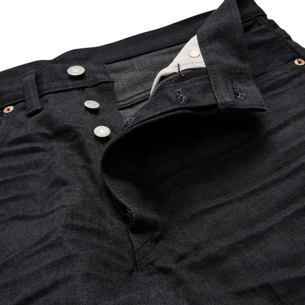 パンツ RRL vintage 5 pocket black denim 32/32 RRL Vintage 5-Pocket Black-on-Black Jean