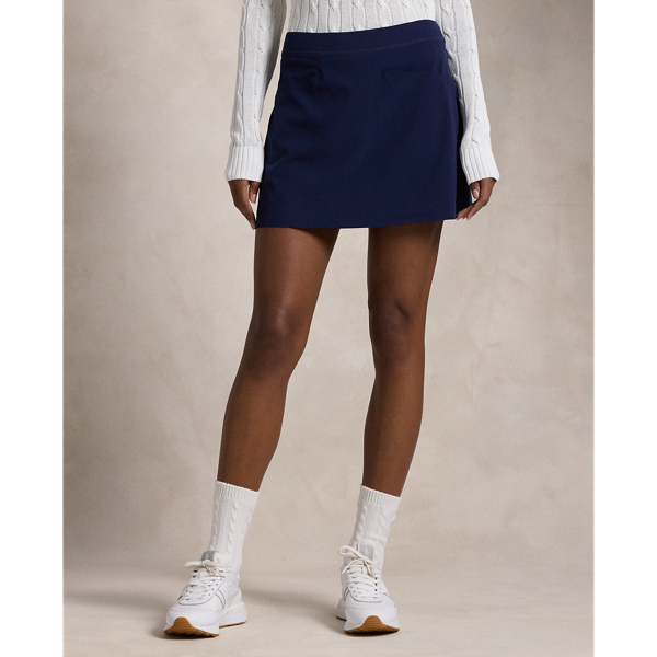 Refined Navy 15" Pleated Performance Skort RLX 4