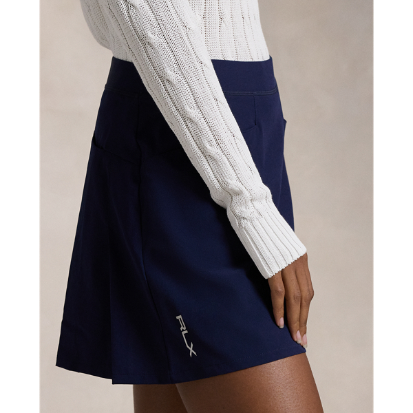 Refined Navy 15" Pleated Performance Skort RLX 6