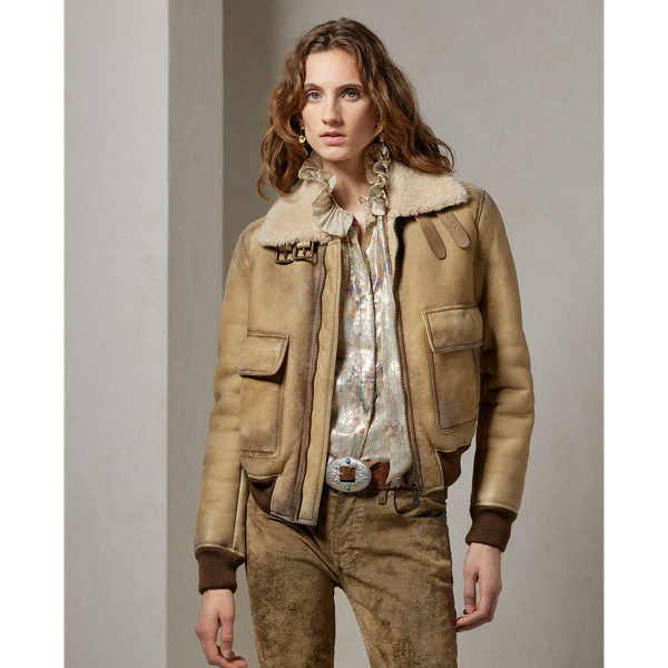 Merino shearling jacket hotsell