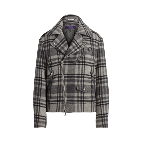 Kendry Plaid Double-Faced Wool Jacket Ralph Lauren Collection 1