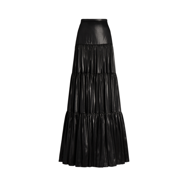 Sutton Metallic Satin Maxiskirt Ralph Lauren Collection 1