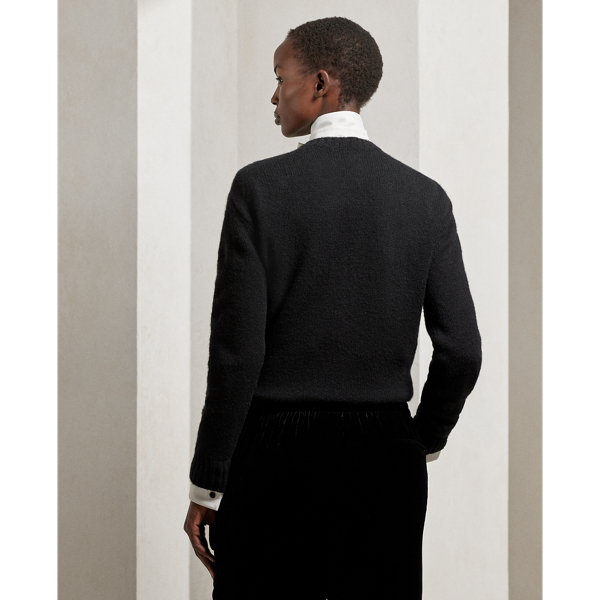 Pull Tuxedo Polo Bear en cachemire Ralph Lauren Collection en Noir 5