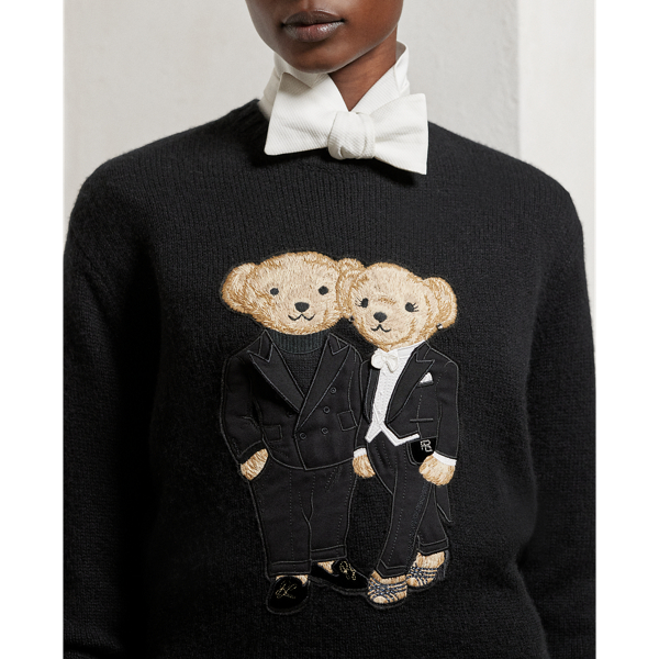 Polo tuxedo bear hoodie hotsell