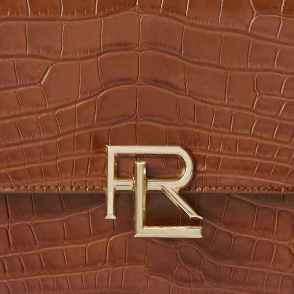 Honey RL 888 Caiman Crossbody Ralph Lauren Collection 6