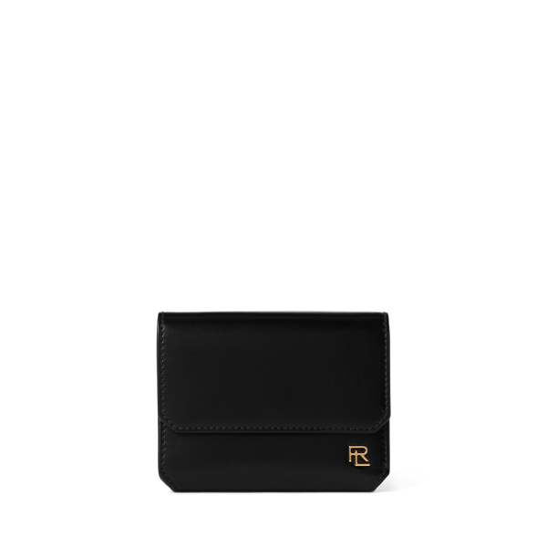 RL Box Calfskin Small Vertical Wallet