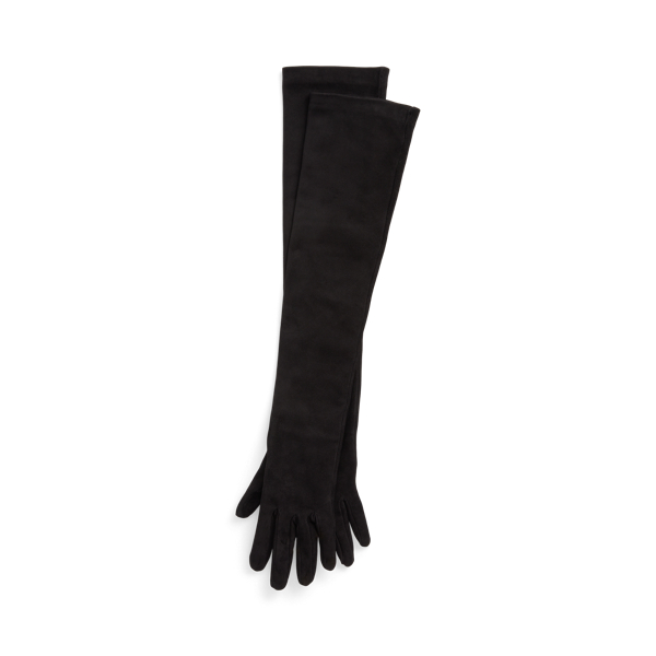 Guantes largos de ante de cordero Ralph Lauren Collection en 1
