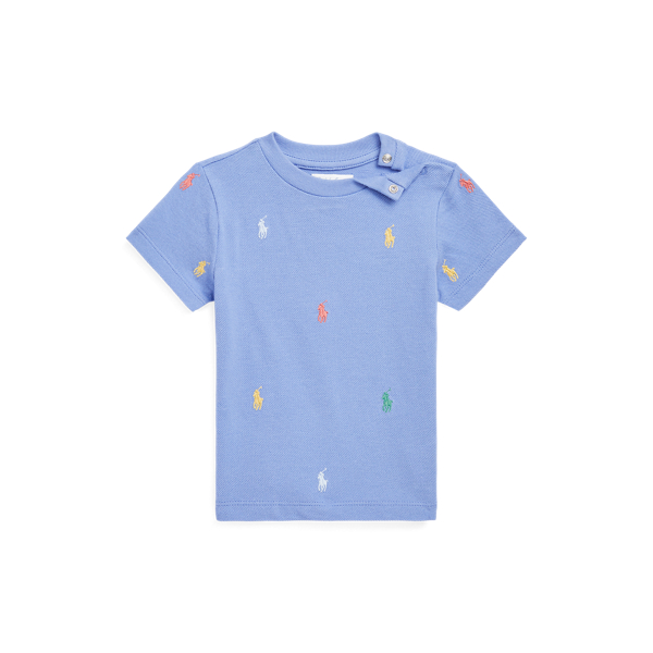 Polo Pony Cotton Mesh T-Shirt