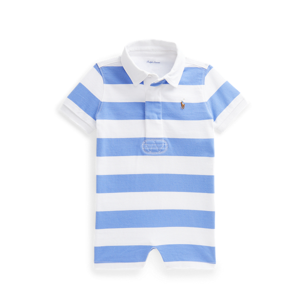 Striped Cotton Jersey Rugby Shortall