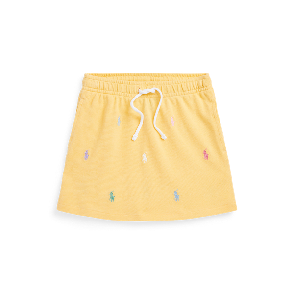 Gonna in piqu&eacute; con pony Polo Girls 1.5-6.5 Years in 1