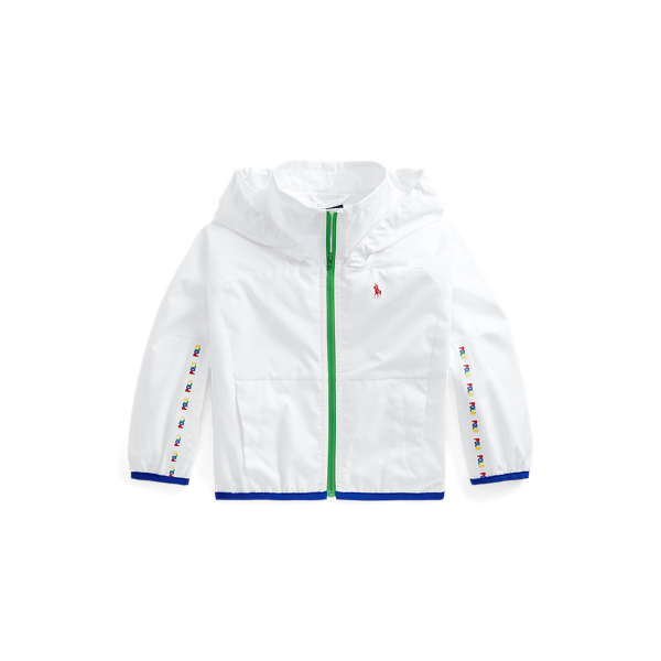 Veste &agrave; capuche logo r&eacute;sistante &agrave; l'eau