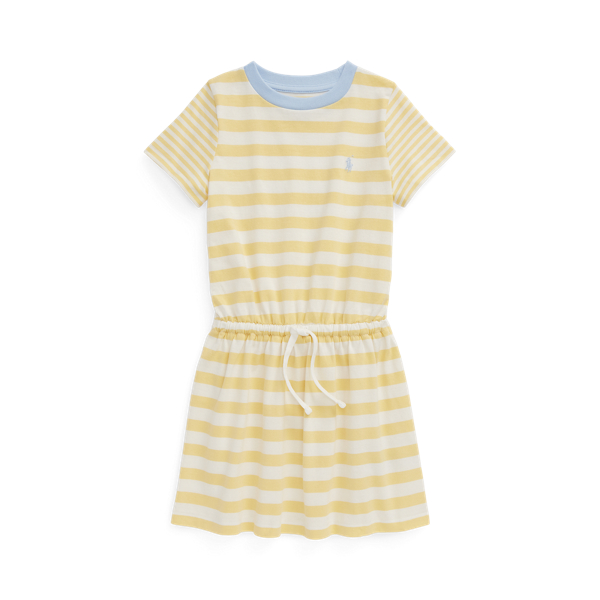 Striped Cotton Jersey T-Shirt Dress