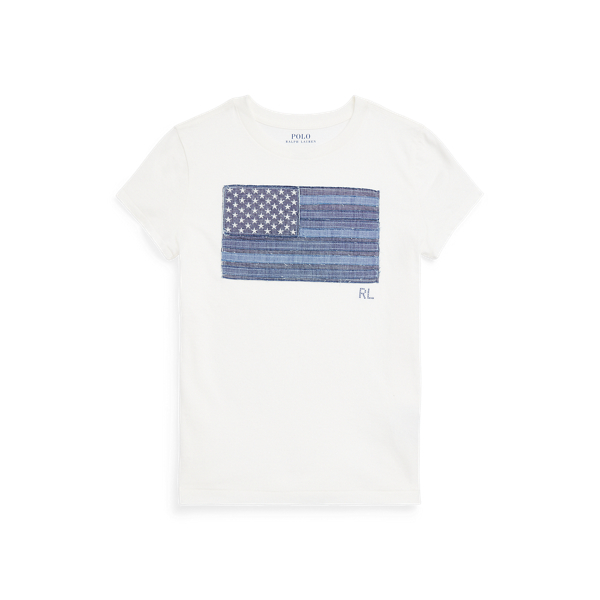 Flag Cotton Jersey Tee