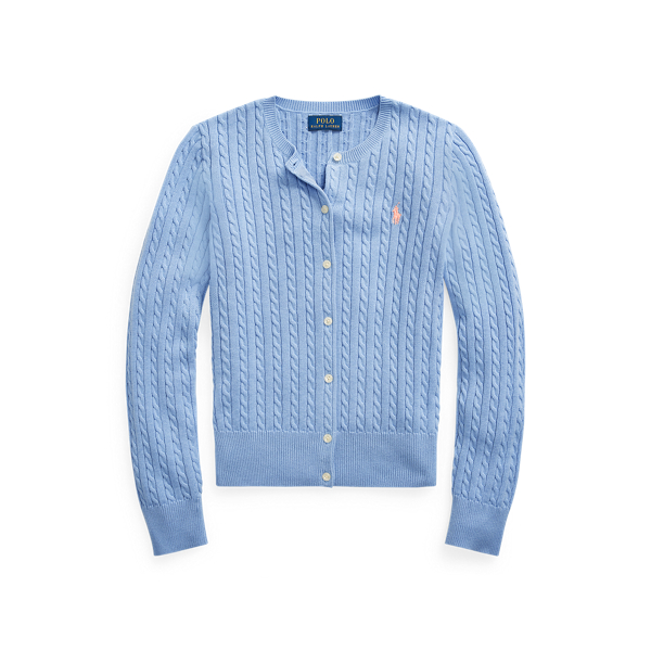Mini-Cable Cotton Cardigan