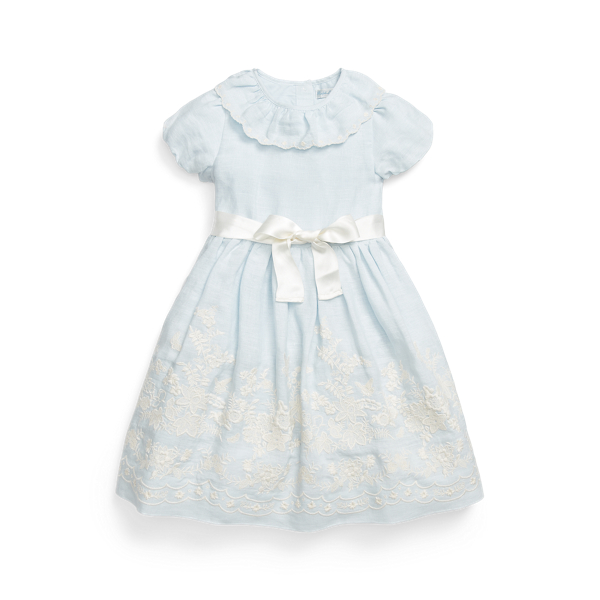 Robe brod&eacute;e &agrave; empi&egrave;cement volant&eacute; Girls 1.5-6.5 Years en 1